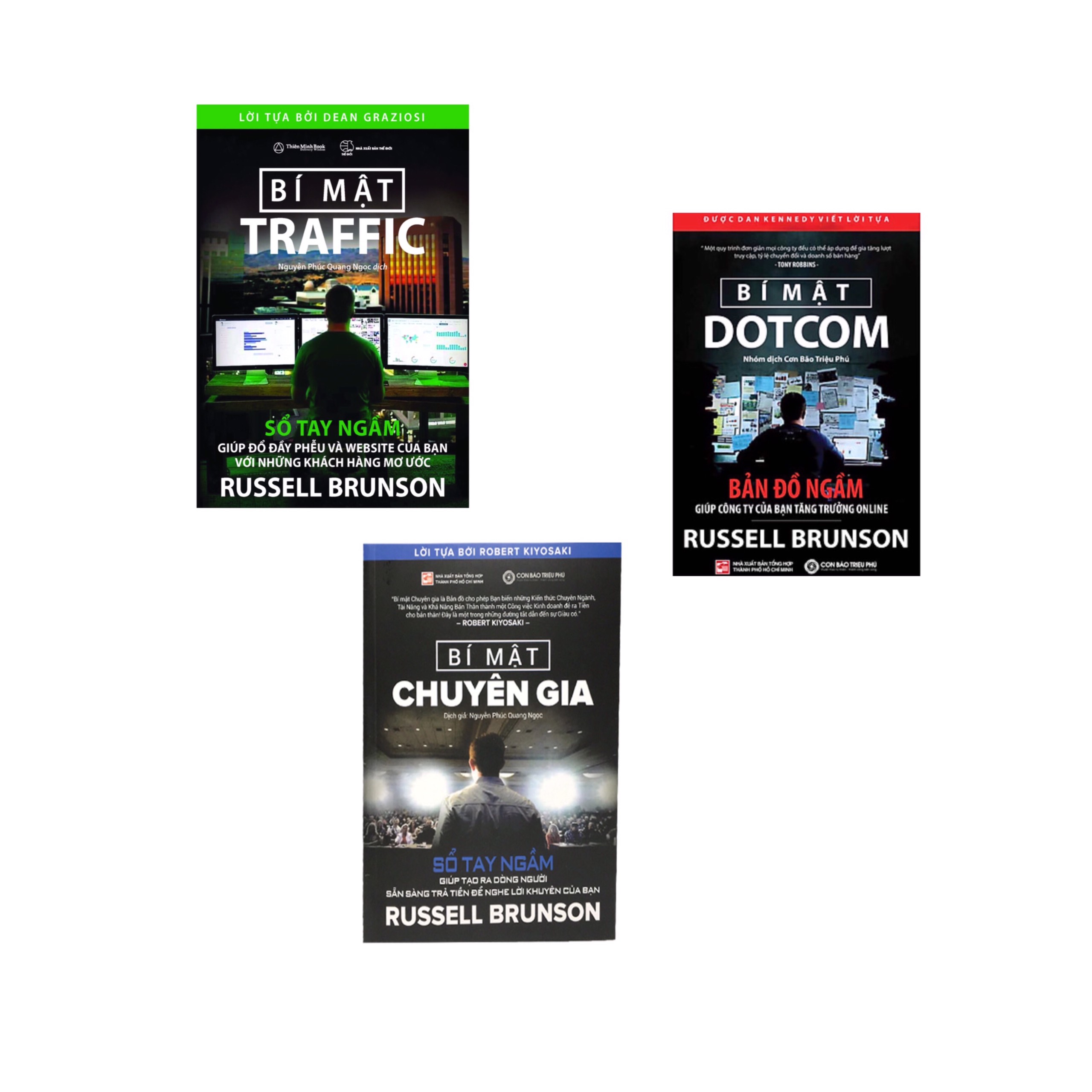Compo 3 cuốn Bí mật chuyên gia + Bí mật Dotcom + Bí mật Traffic