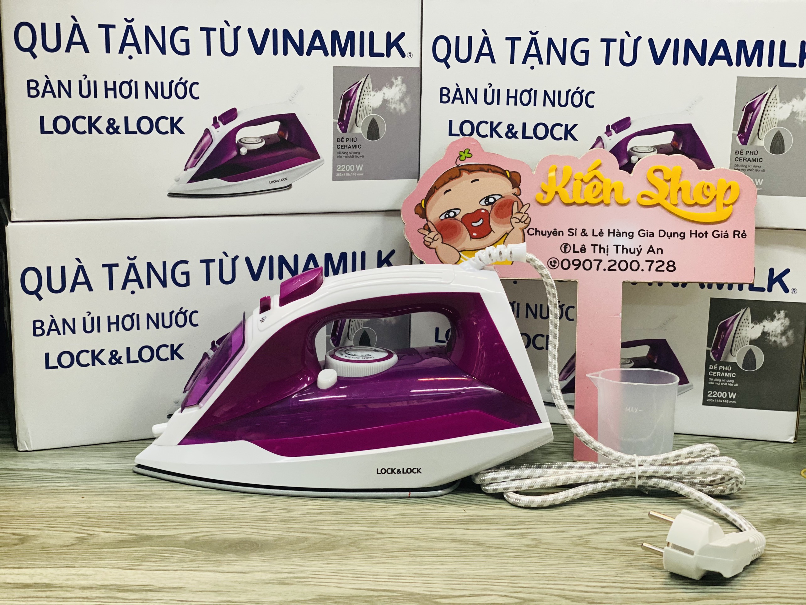 Bàn ủi hơi nước uni146blu - hàng km vinamilk