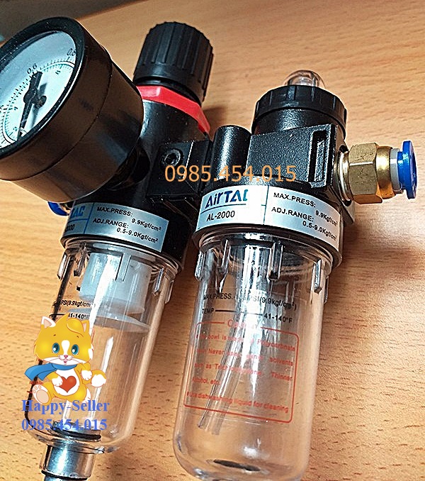 Van điều chỉnh áp suất khí nén lọc khí Aiirtac AFC 2000 Hàng Taiwan
