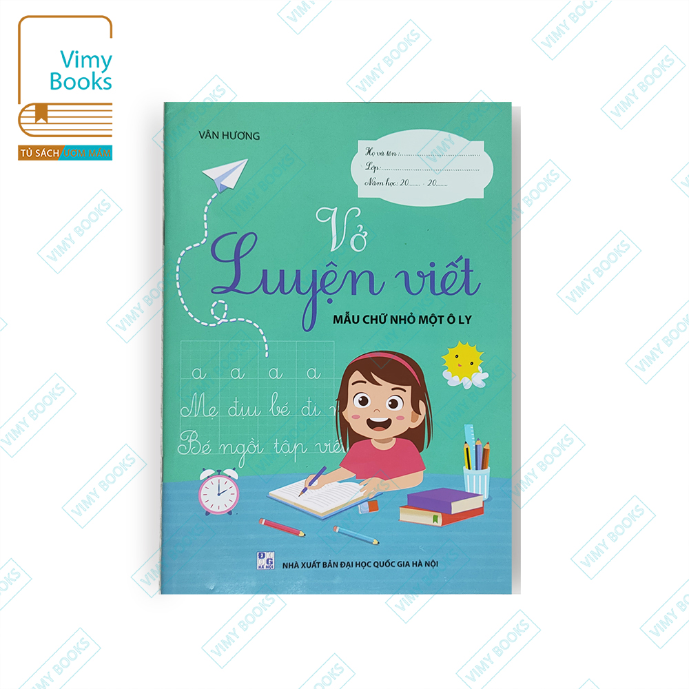 Sách - vở luyện viết - mẫu chữ nhỏ một ô ly