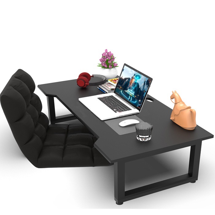 Bàn gấp gọn gaming bệt ANA chân gấp gọn, kích thước lớn sắt phủ sơn tĩnh điện