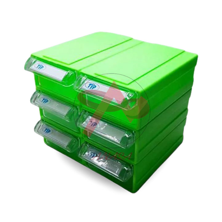 Tủ Đựng Linh Kiện TVP 6 Hộp ( Mỗi hộp 4 ngăn chia có thể tháo rời )