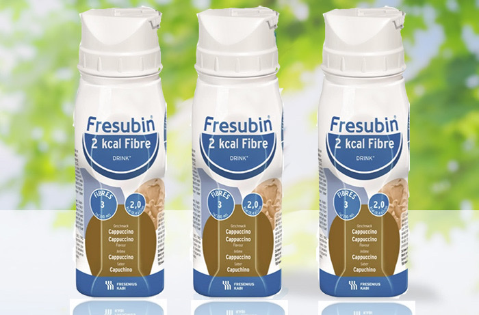 Lốc 4 chai sữa Fresubin 2 Kcal Fibre Cappuchino 200ml