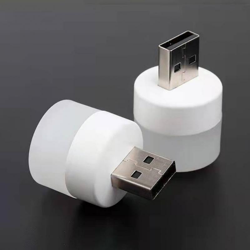 Đèn ngủ usb đèn ngủ led mini đèn cắm usb đèn sách usb sạc dự phòng đèn bảo vệ mắt đọc sách hình tròn nhỏ