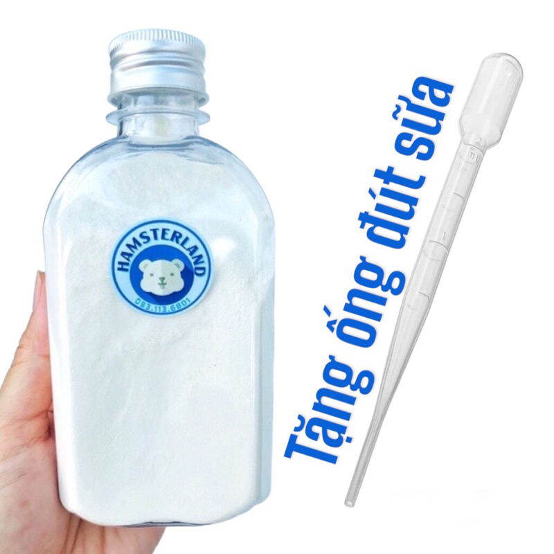 Thức Ăn Hamster Sữa Dê Nhập Khẩu Chai Lớn Cho Hamster Bầu & Baby. Cung Cấp các vitamin & khoáng chất giúp mẹ khoẻ bé ngoan