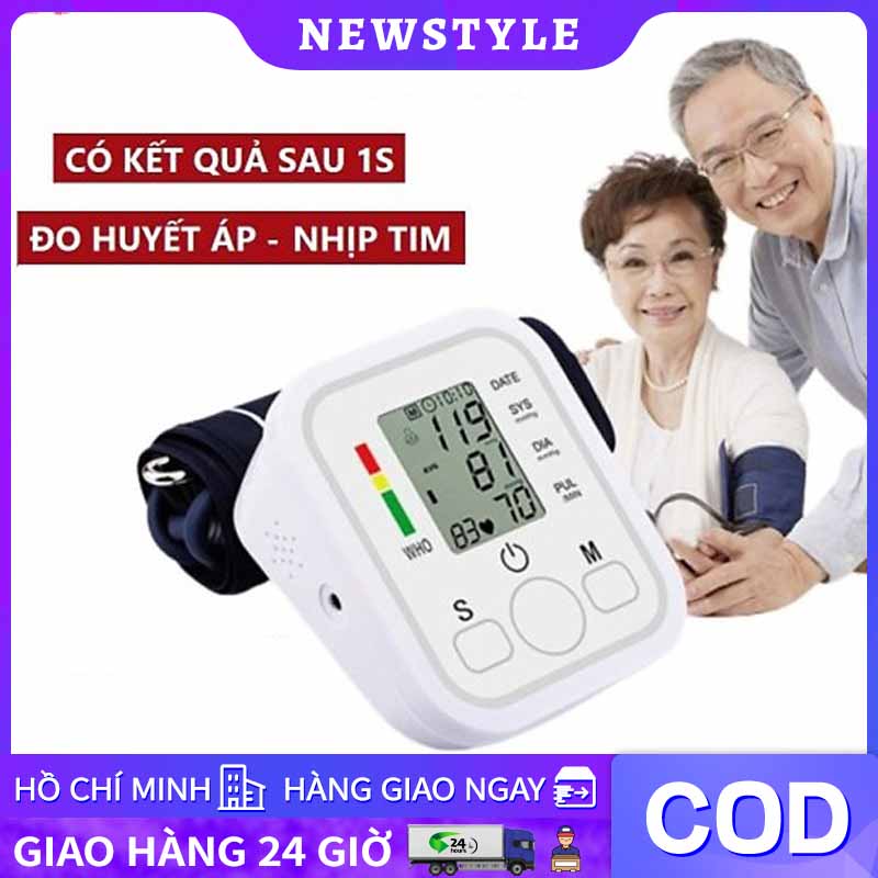 Freeship🎁máy đo huyết - máy đo huyết áp hem , máy đo huyết áp arm style, máy đo huyết áp , nhịp tim tự động chuẩn xác , nhanh chóng