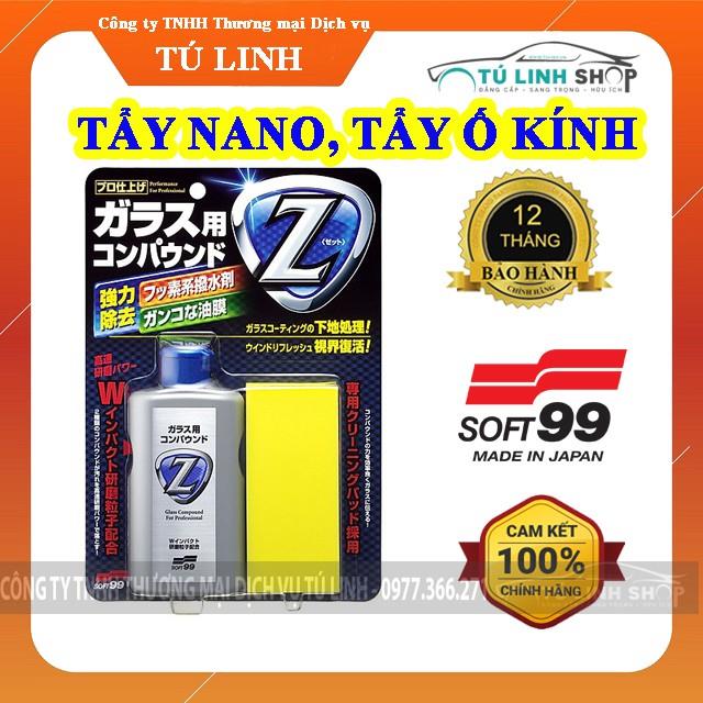 Tẩy Nano tẩy ố kính ô tô chuyên dụng Glass Compound Z 01 - Soft99