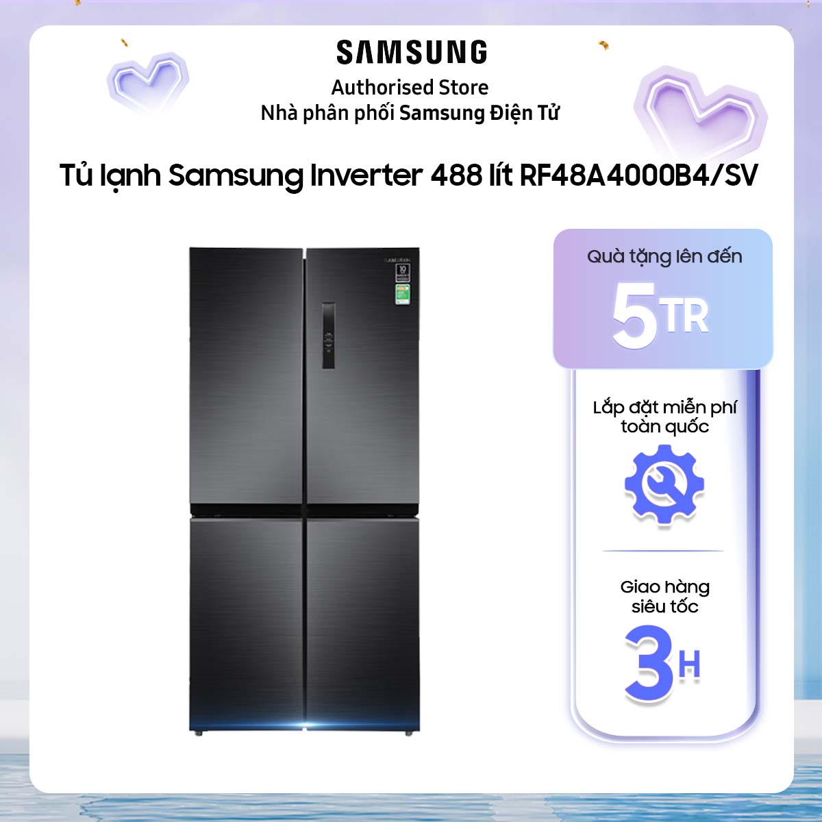 RF48A4000B4 - Tủ lạnh Samsung Inverter 488 lít RF48A4000B4/SV