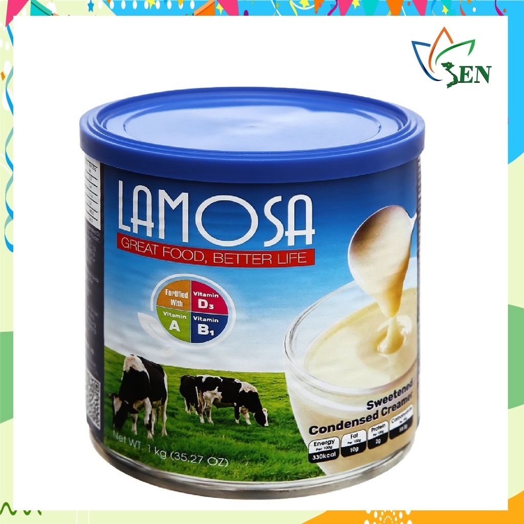 [SEN Emart] Sữa đặc có đường cao cấp LAMOSA - 1Kg