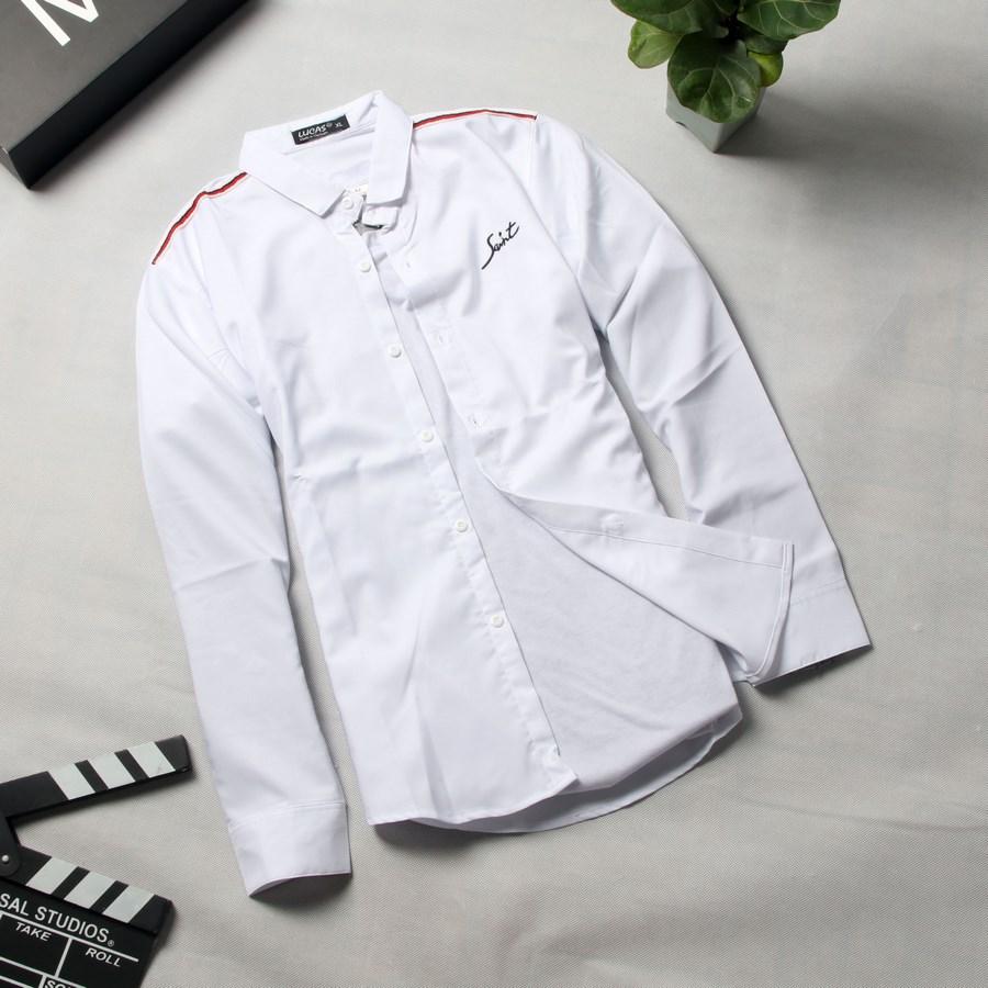 [HCM]Áo sơ mi đen nam tay dài vải mịn SS400 shop SUNSUN chuyên áo sơ mi hàn quốc