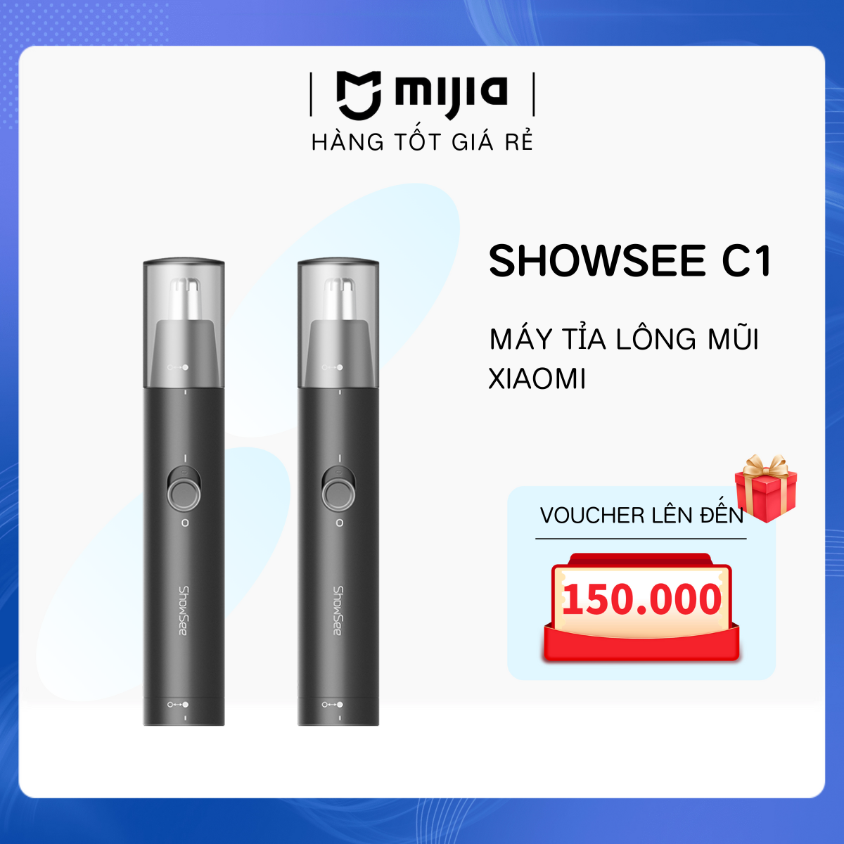 Máy cắt lông mũi xiaomi showsee c1 bi-ck