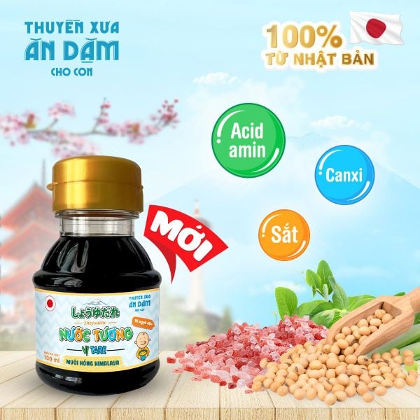 Boat Xua Baby Food Soy Sauce with Tare Flavor 100ml for Babies from 12m+