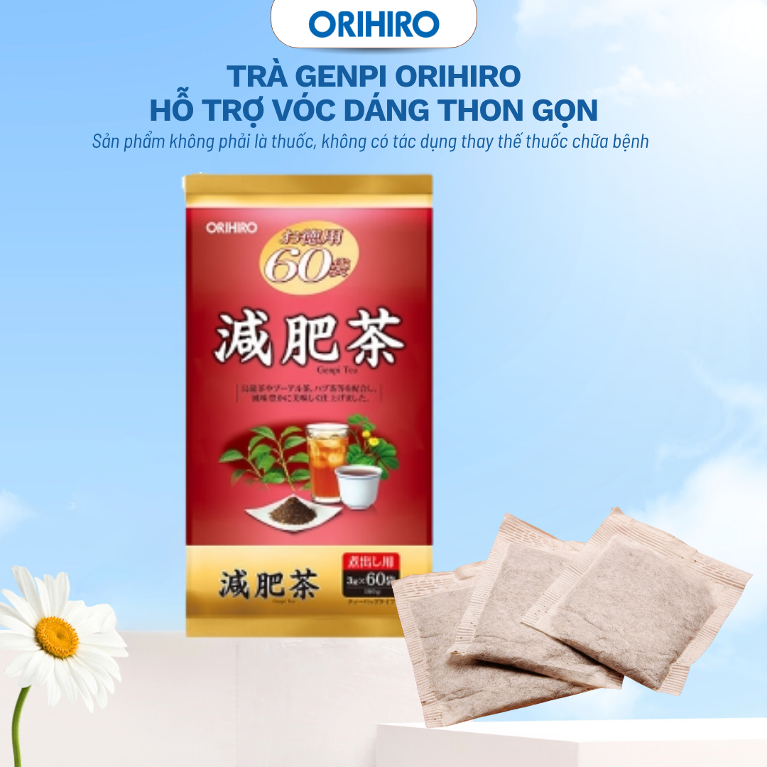 Trà genpi orihiro 60 gói - orihiro nhật bản chính hãng