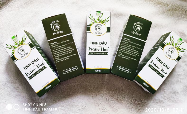 Combo 2 lọ tinh dầu tràm huế nguyên chất, sản phẩm tinh dầu tràm 100% tự nhiên, lọ 100ml