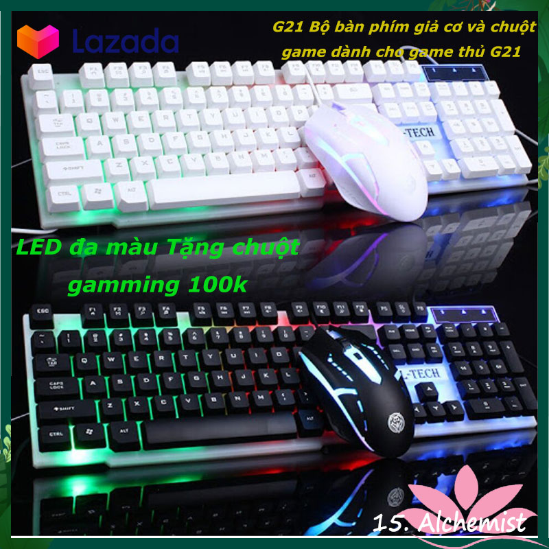 G21 Bộ bàn phím giả cơ và chuột game dành cho game thủ G21 Bàn phím- Bàn phím chơi game-Bàn phím giả cơ chuyên game-Bàn phím Giả Cơ Con ​Báo