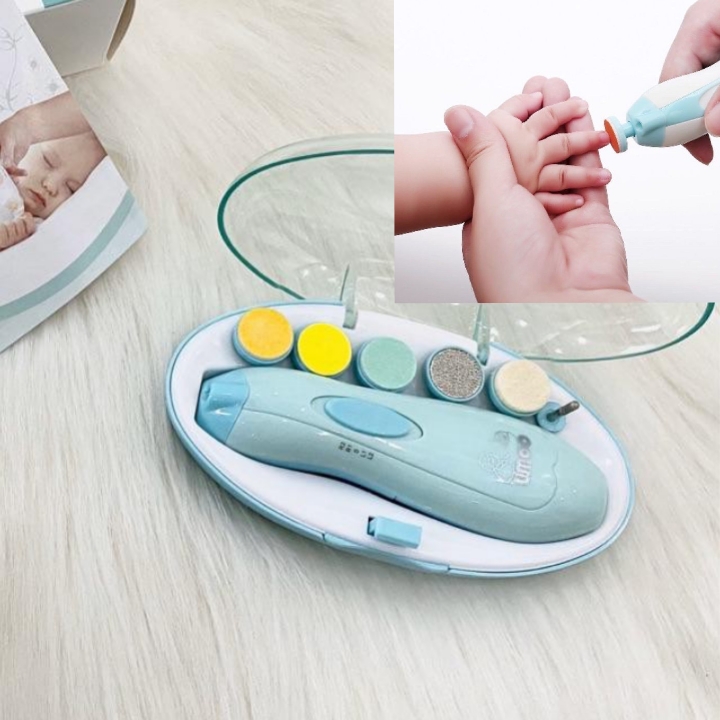 Bộ cắt móng tay cho bé an toàn , máy mài dũa móng tay cho mẹ và bé siêu êm có 7 món và 6 chức năng loại tốt , cách cắt móng tay cho bé trẻ sơ sinh an toàn không đau