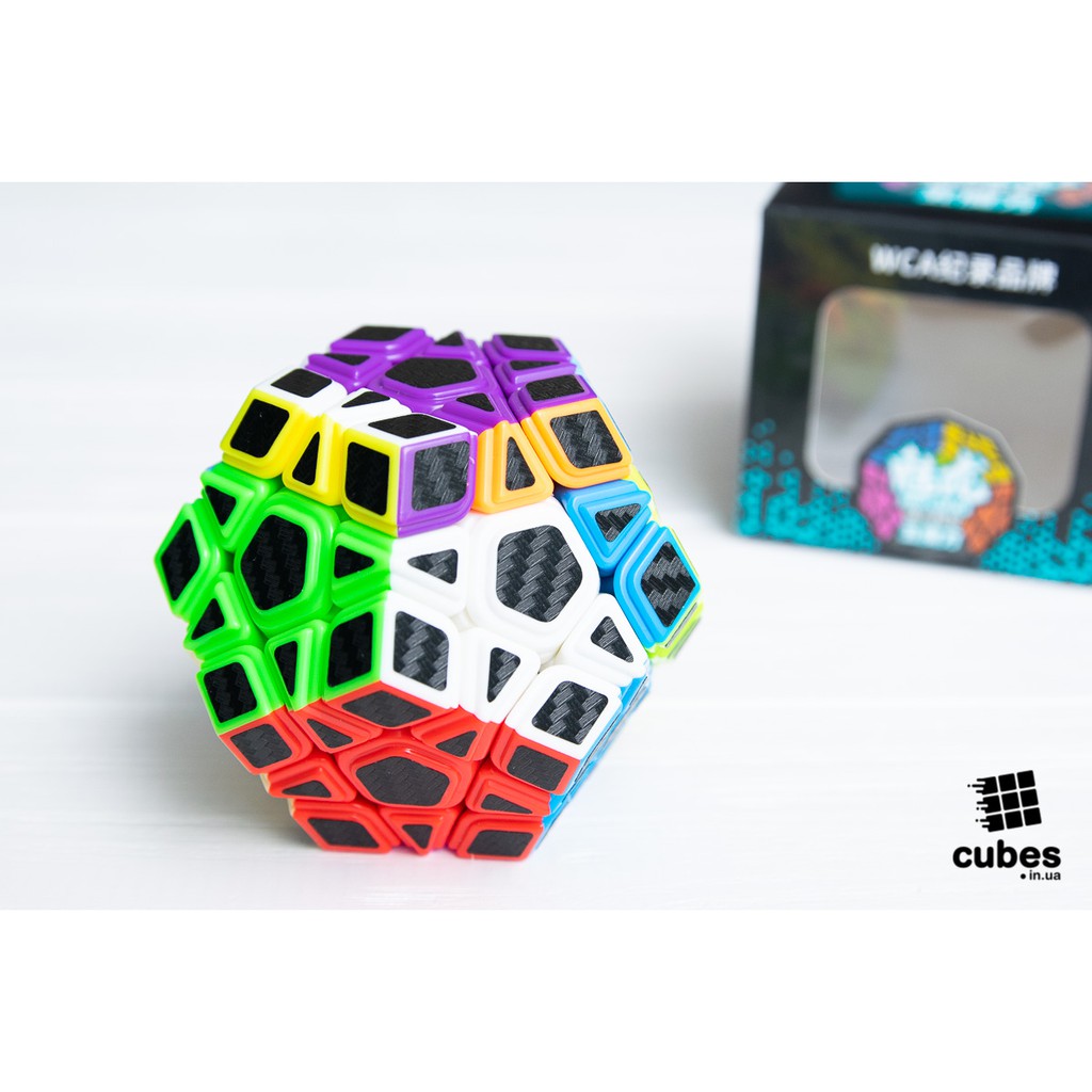 Rubik Carbon MoYu MeiLong 12 mặt lập phương Rubik 12 mặt nhiều  màu sắc