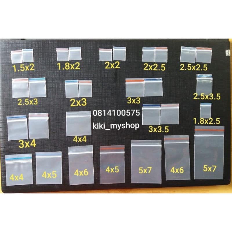 Combo 200 túi zip mini nhỏ 2x2.5 cm dầy đẹp