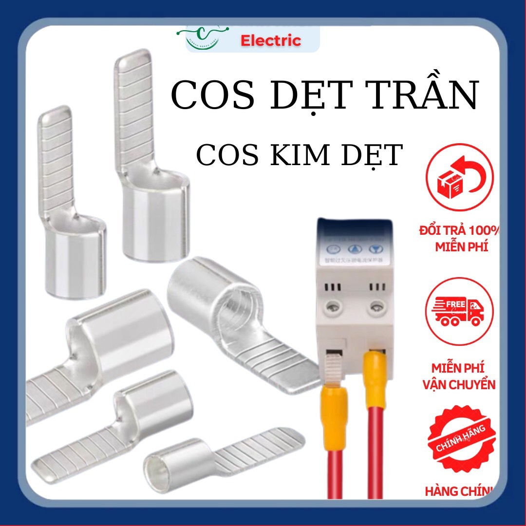 Cos dẹt trần; đầu cốt pin dẹt ; cos pin dẹt; cos pin dẹp;đầu cốt dây điện; cos kim dẹt; cos kim dẹp; cos dây điện ;