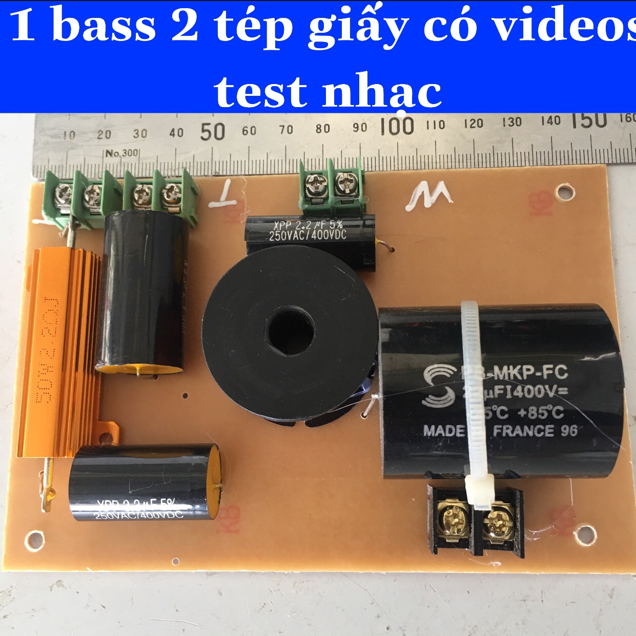 Phân tần Loa lời bass 20 & 2 tép giấy 10