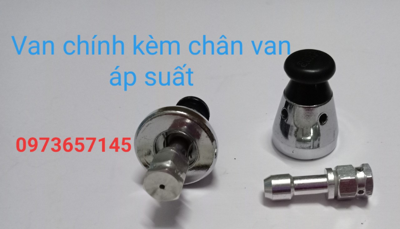 Phụ kiện nồi áp suất gas - Combo van xả và chân van