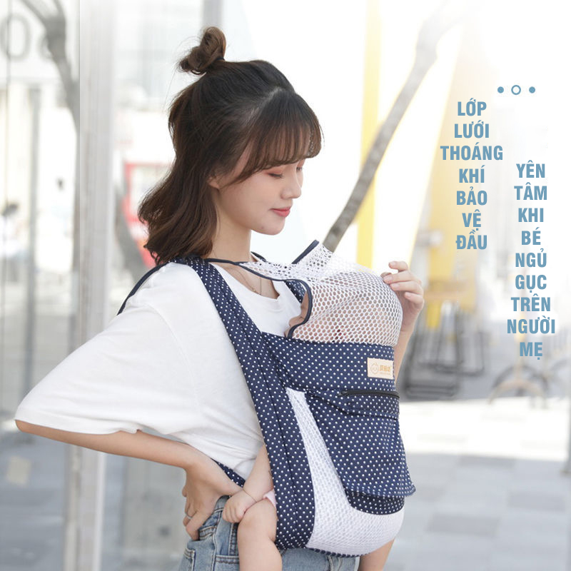 Đai địu em bé nhiều tư thế tiện lợi