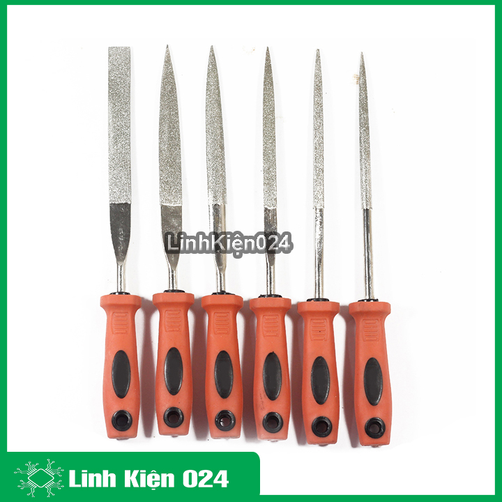 Bộ 6 thanh mài hợp kim asaki ak-3903