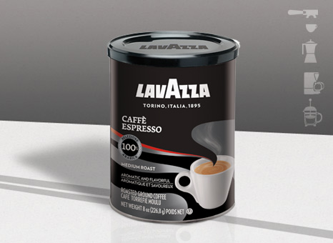 Cà phê bột Lavazza Espresso lon 250gram