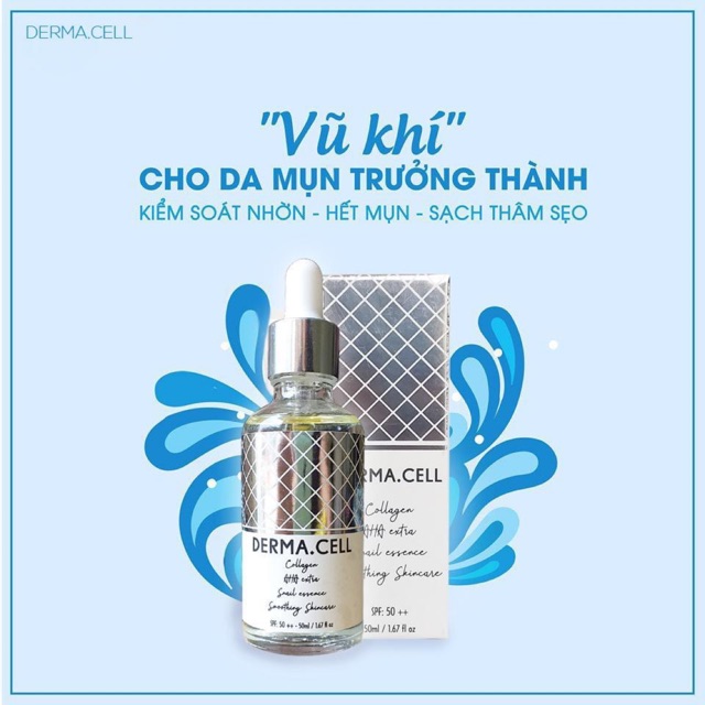 Serum tế bào gốc Derma Cell trắng da tri nám, Serum tế bào gốc Derma Cell , Serum dưỡng trăng da Derma Cell