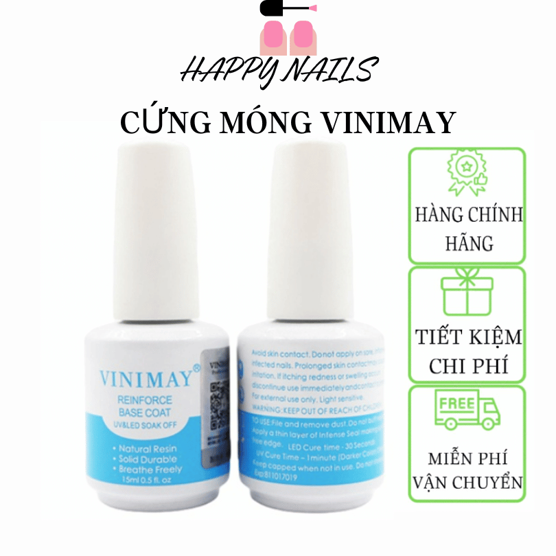 Sơn gel Cứng móng Vinimay chính hãng chuyên dụng cho dân làm móng giúp móng chắc khỏe