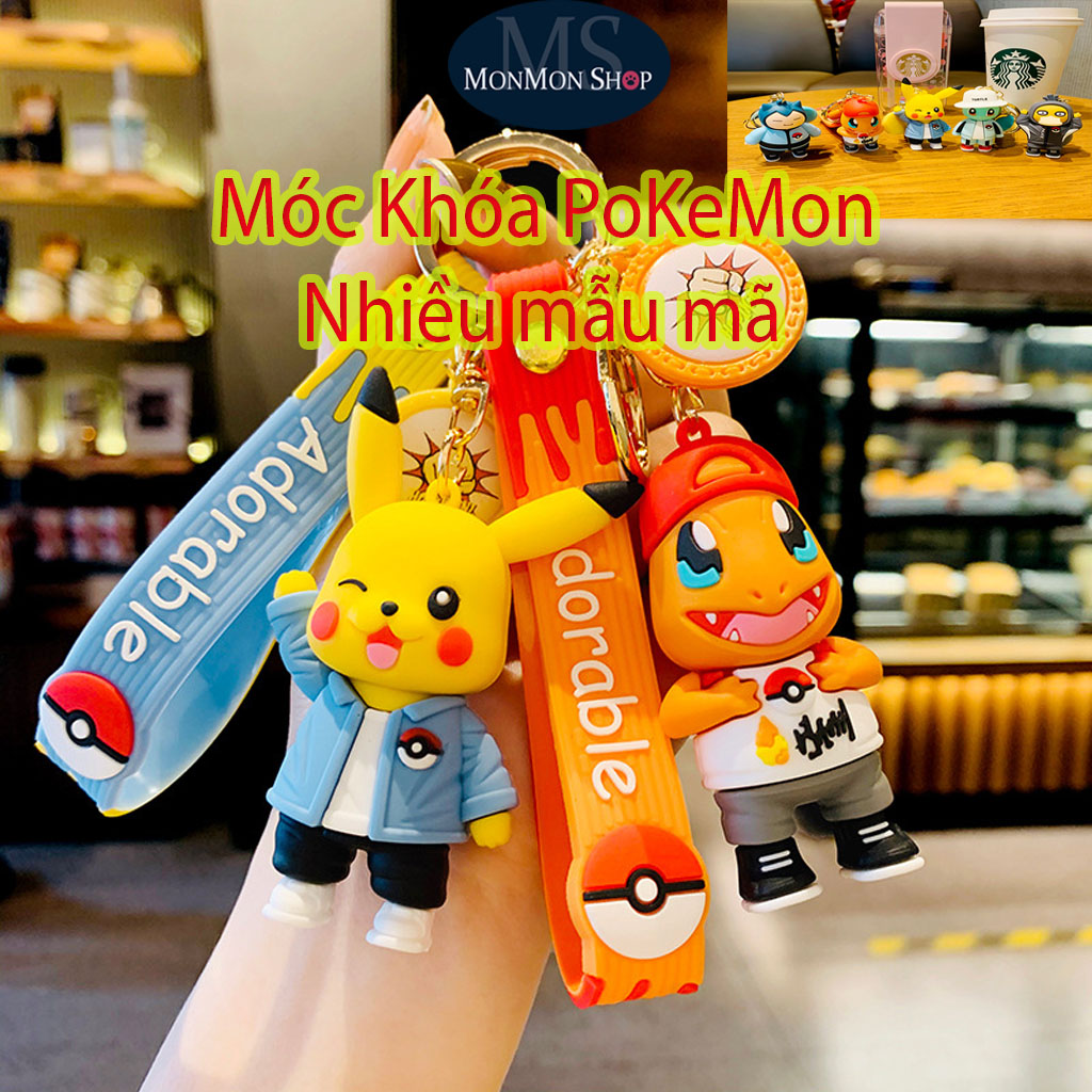 Móc Khóa Pokemon/Móc Khóa Anime siêu cute chất lượng đảm bảo