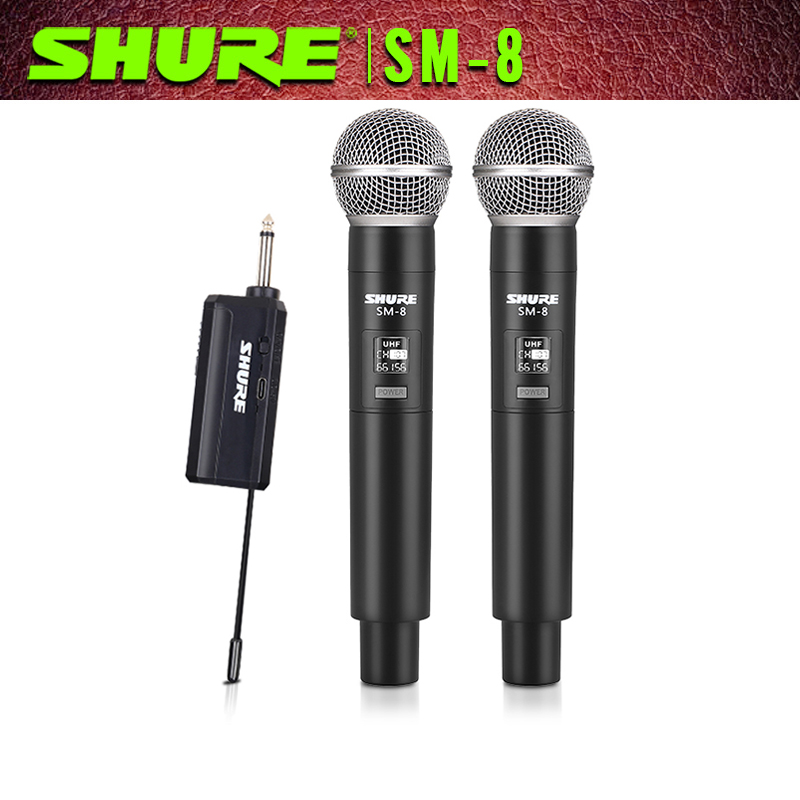Shuer/SM-8 microphone wireless,micro không dây cao cấp,micro hát karaoke không dây,Chống Hú Rít Cực Tốt,Cho Độ Nhạy Cao-Âm Thanh Trung Thực Mượt Mà