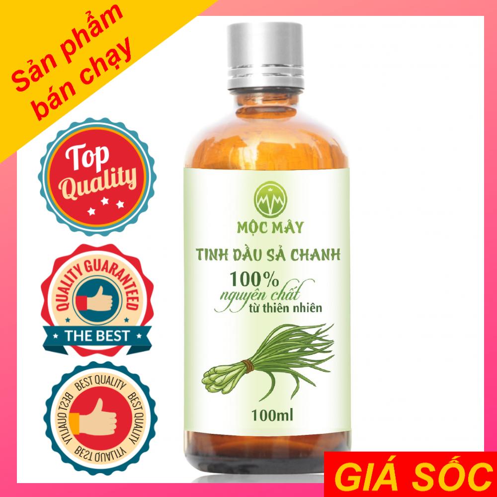 Tinh dầu Sả Chanh hữu cơ ORGANIC 100ml xuất khẩu thị trường Mỹ, châu Âu, nguyên chất từ thiên nhiên (có kiểm định, chất lượng vượt trội)