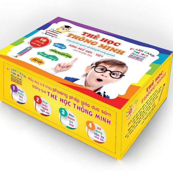 Bộ 416 thẻ 16 chủ đề tiếng Anh và tiếng Việt