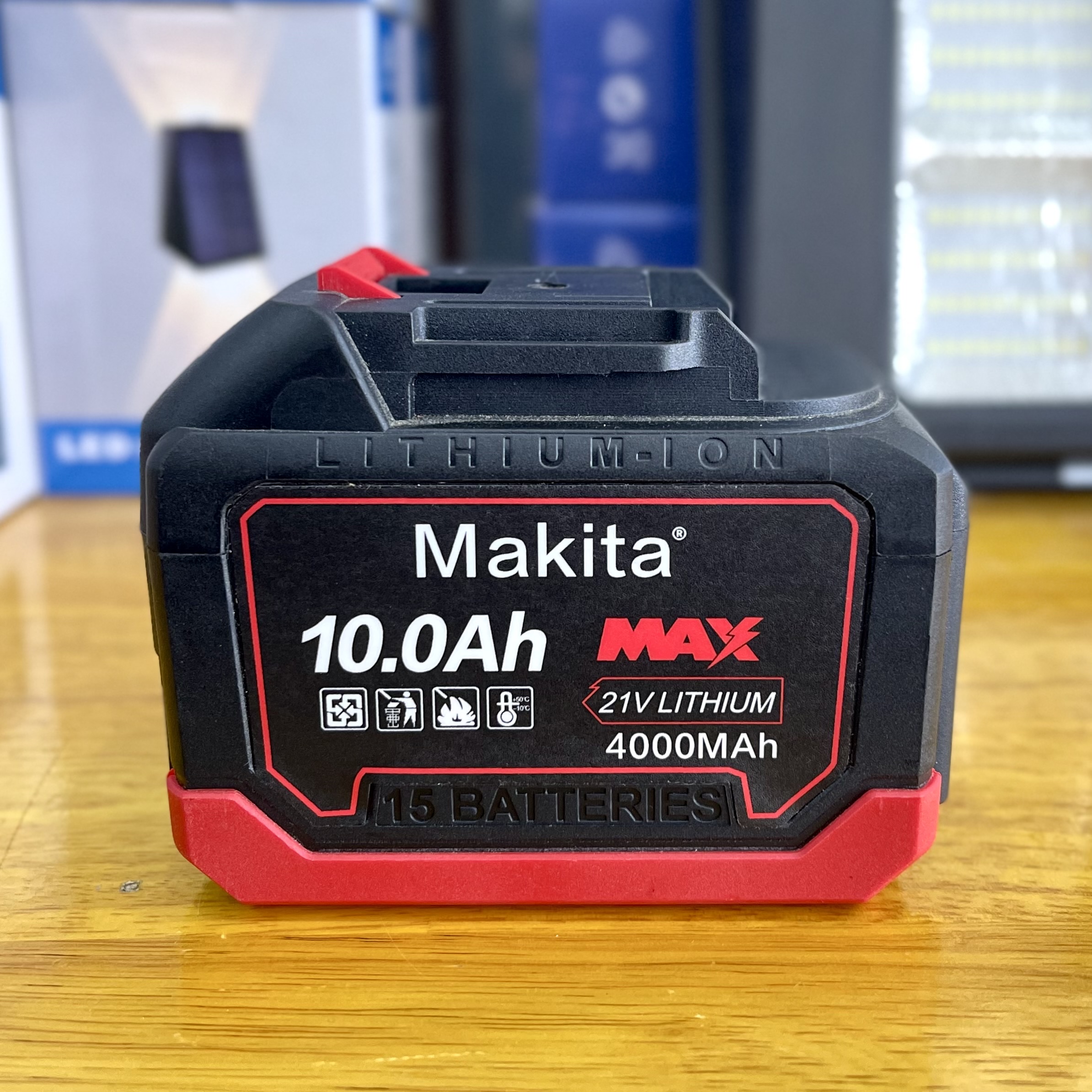 Pin 15 Cell Makita Max Mạch 8 Mosfet Chống Ngắt Tải Vỏ Nhựa Abs Chống Sốc Dùng Máy Khoan Máy Bulong Chân Phổ Thông