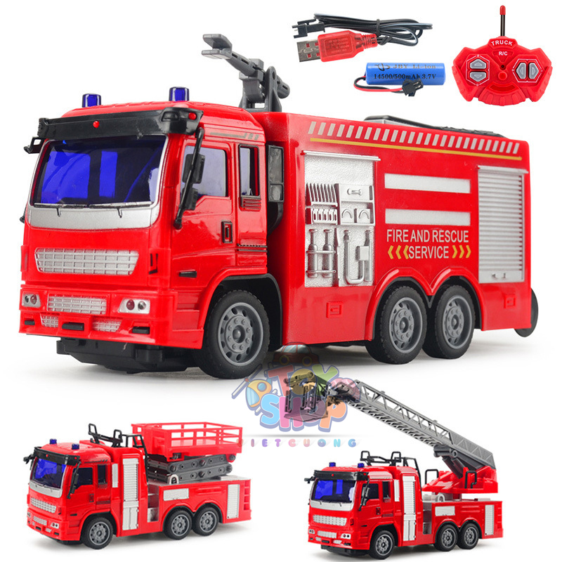Đồ chơi xe cứu hỏa điều khiển từ xa siêu hấp dẫn cho bé