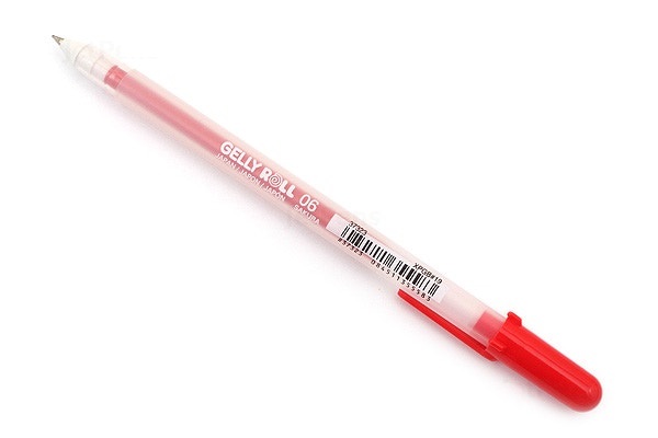 Bút gel sakura gelly roll classic - 0.6mm - màu đỏ
