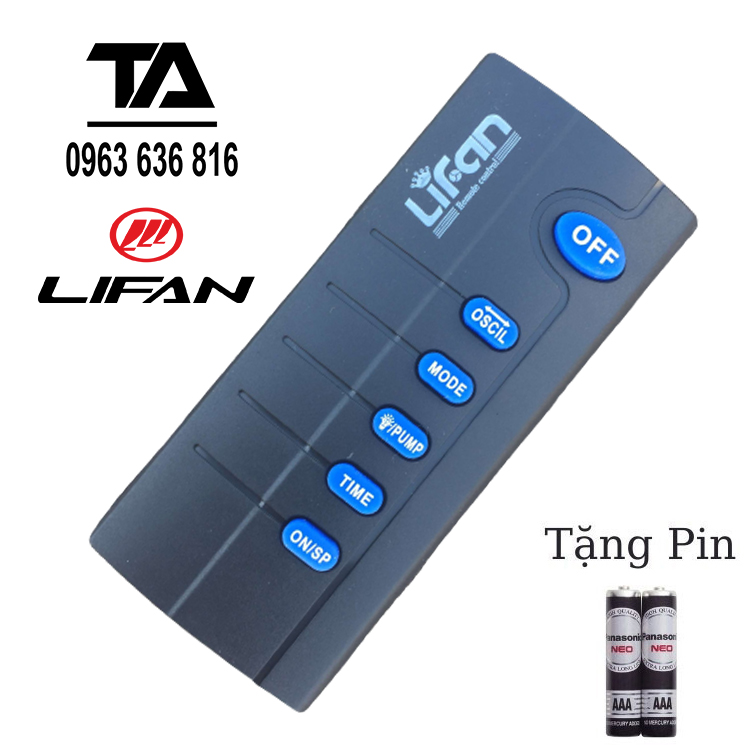 Remote điều khiển quạt lifan - chính hãng