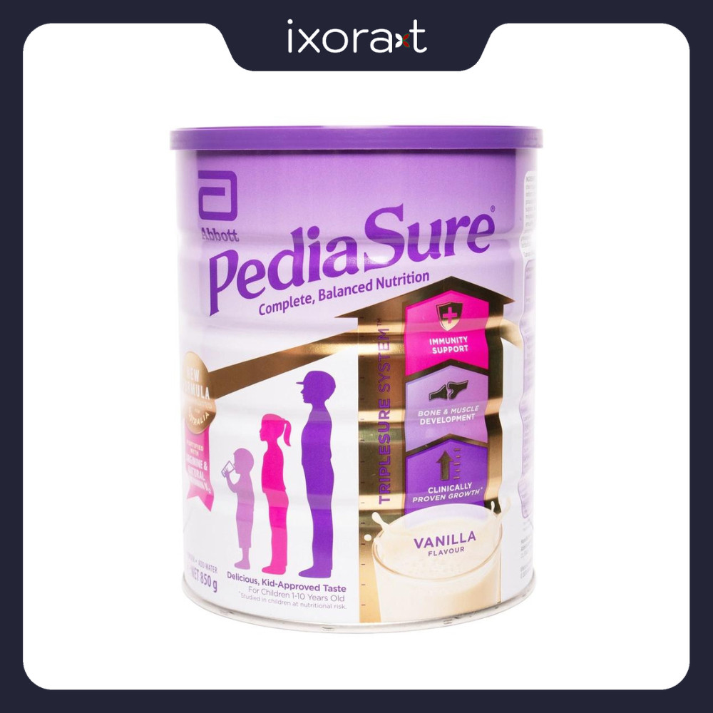 Sữa pediasure úc 850gr nắp tím vị vani