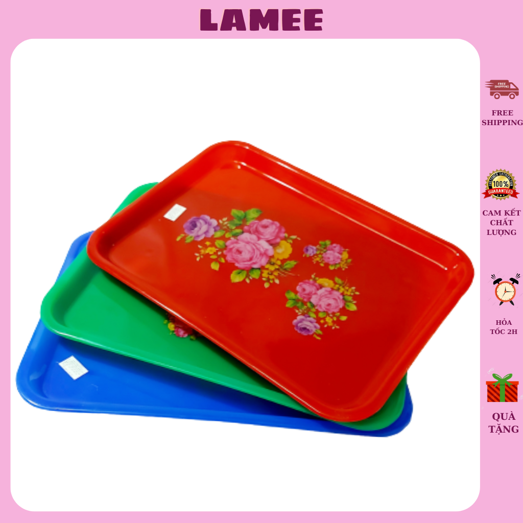 Mâm nhựa/ khay nhựa đựng đồ ăn/ bưng bê / làm công nghiệp Thuận Đạt giá rẻ nhiều size