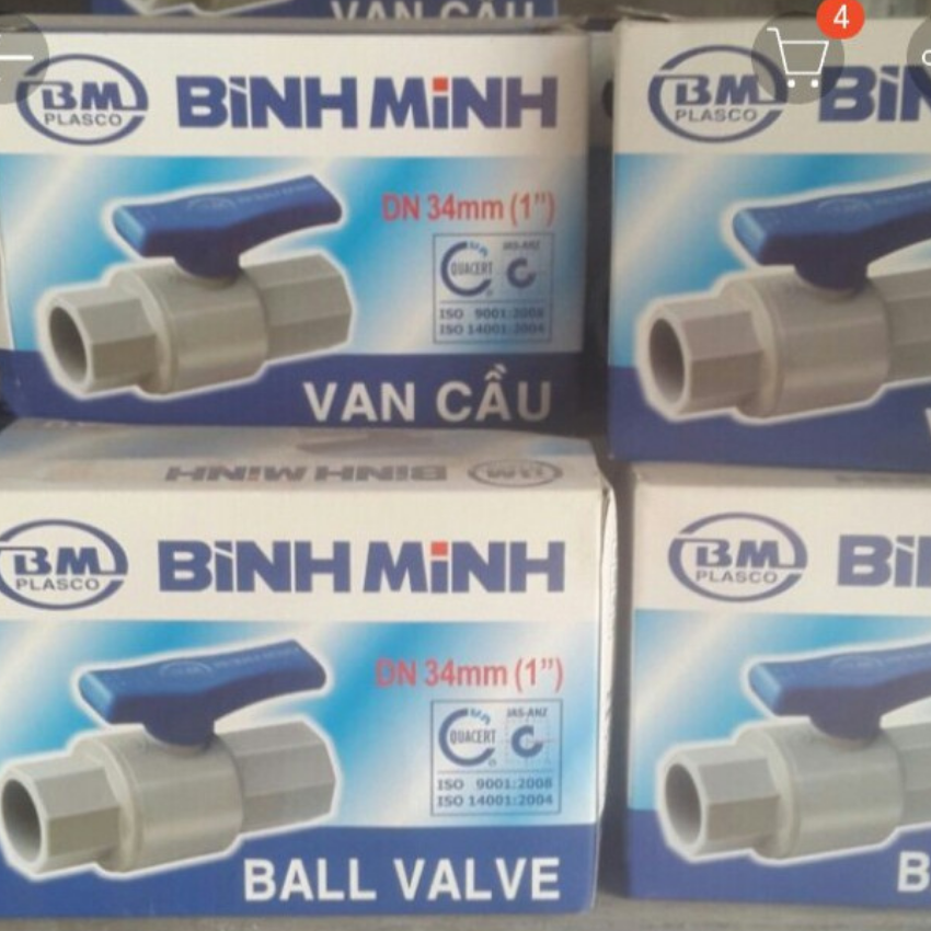 Van khóa nước Bình Minh Phi 21, 27, 34 - Van thoát nước