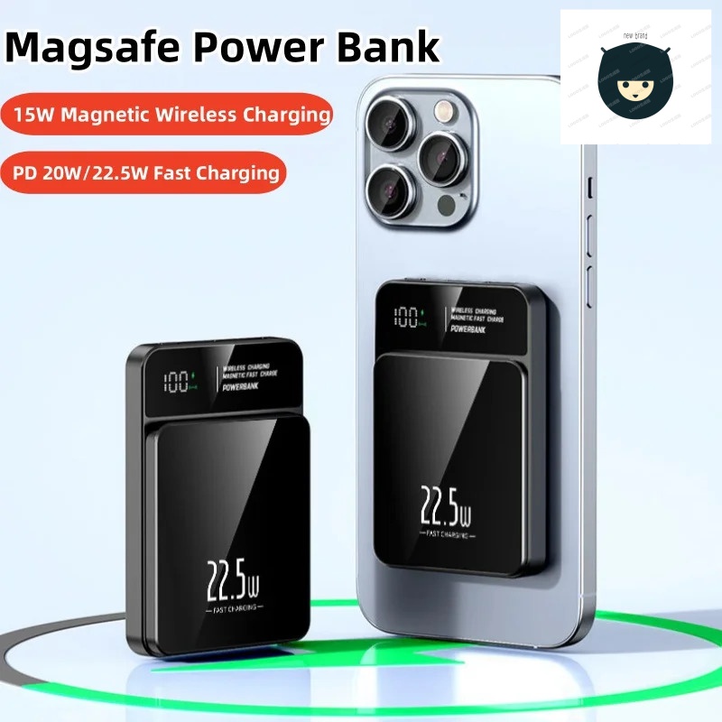 Brand new 20000mAh MagSafe magnetic wireless charger for iPhone 15 14 Samsung USB C portable induction charger Welcome to Our Store