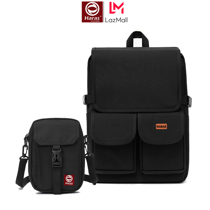 Combo balo thời trang , balo laptop nhiều ngăn trượt nước cao cấp haras hr335hr281