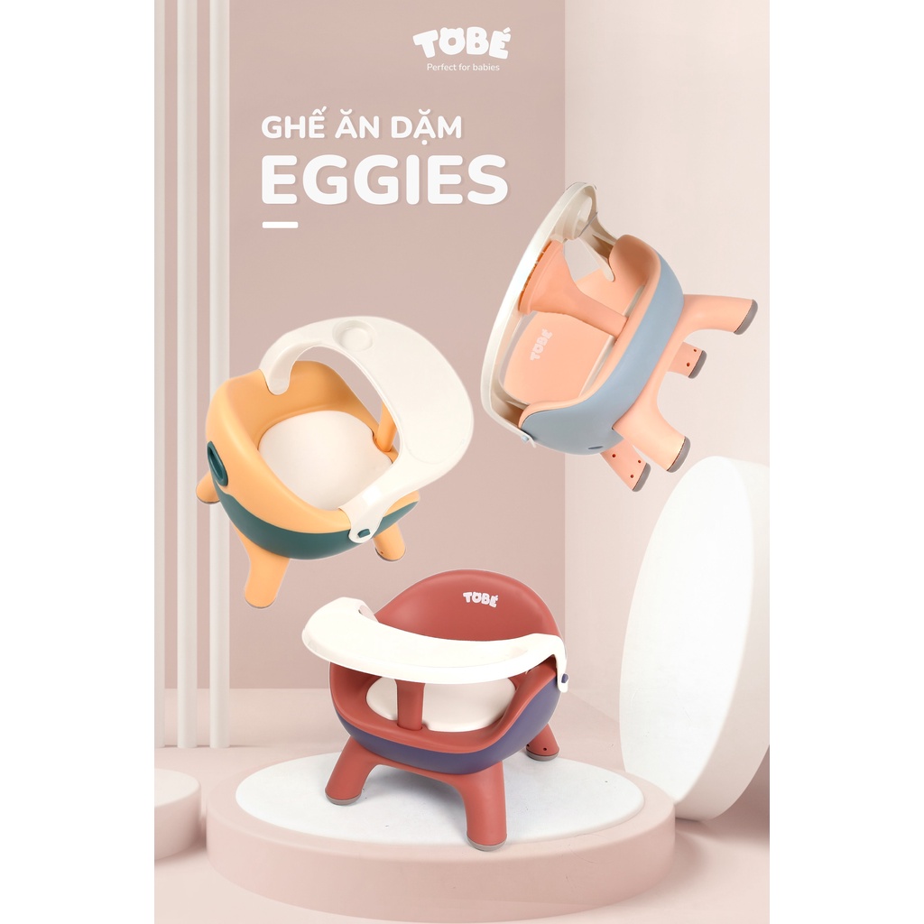 Ghế ăn dặm Eggies **Ảnh Thật** siêu an toàn cho bé chính hãng ToBé