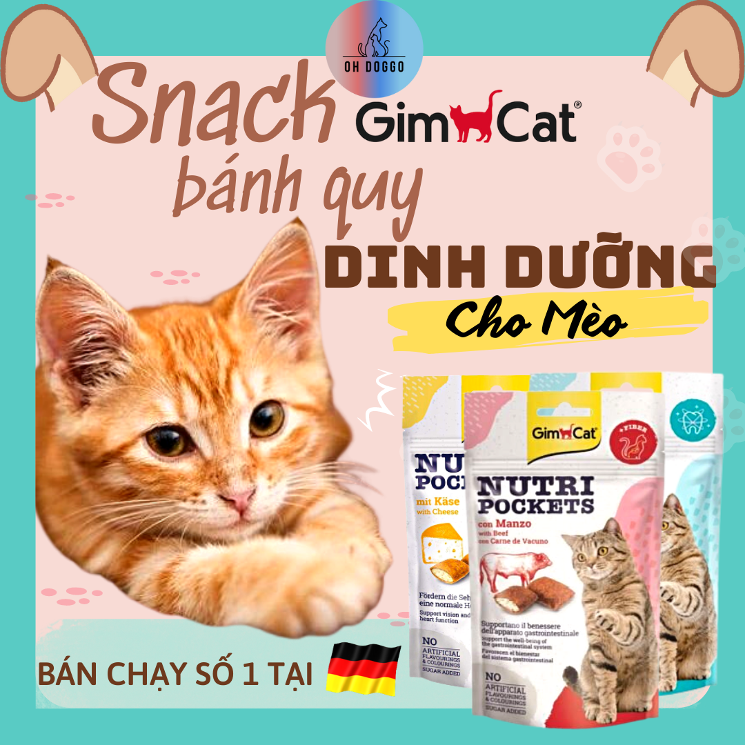 Biscuits snack Nutri Pockets GIMCAT for cats