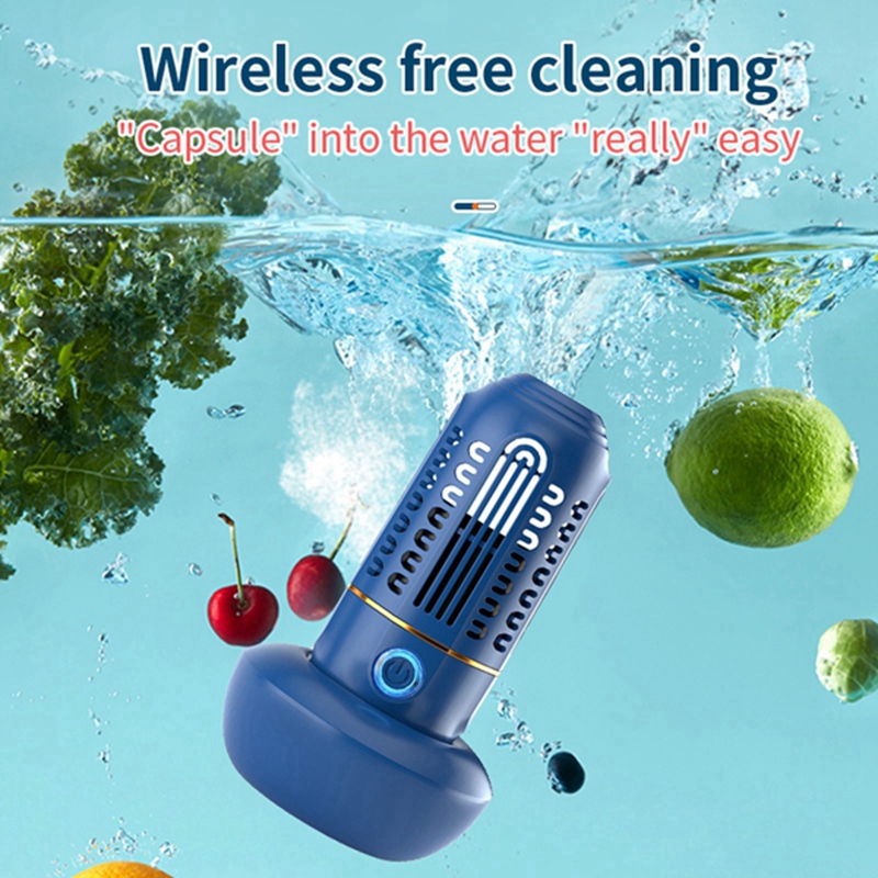 Portable Capsule Shape Washing Machine Food Purifier Household Kitchen