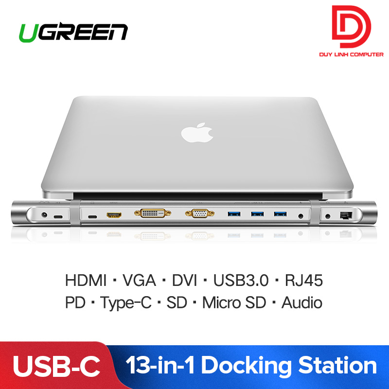 Bộ chuyển đổi đa năng USB Type C sử dụng cho Macbook chính hãng - Ugreen 40373