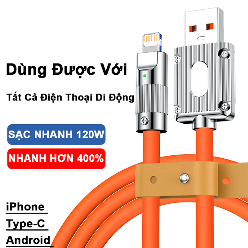 Kds 120w iphone / type-c / micro usb cáp sạc nhanh và truyền dữ liệu, điện thoại di động dây sạc nhanh android, sạc nhanh cáp, cáp dữ liệu.