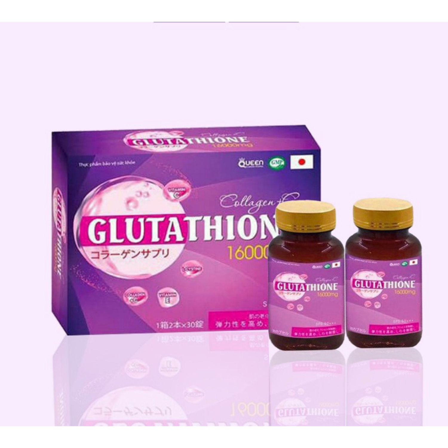 glutathione 16000 Viên Uống Trắng da COLLAGEN - GLUTATHIONE 16000