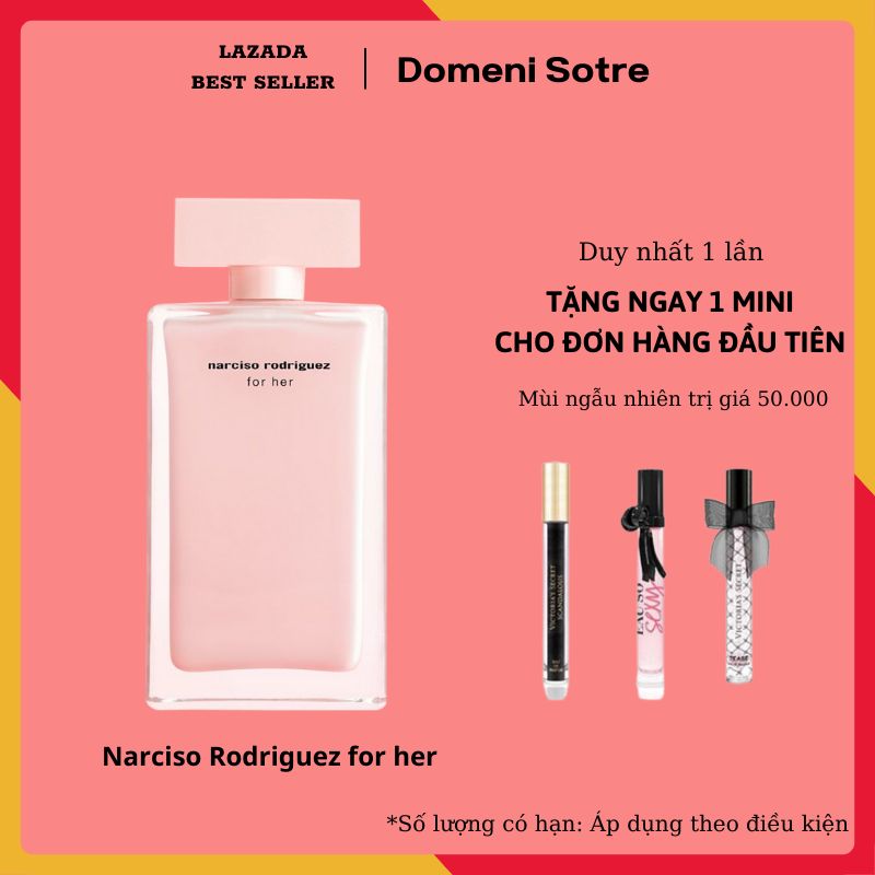 Nước hoa nữ thơm lâu narciso for her 100ml narciso hồng đen nước hoa nữ cao cấp mùi ngọt